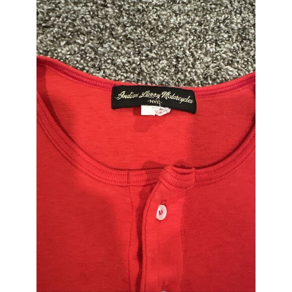 Vtg Indian Larry T-shirt Men’s L Red New York City USA - Picture 4 of 5